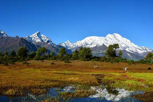 雪山美景 雪山美景